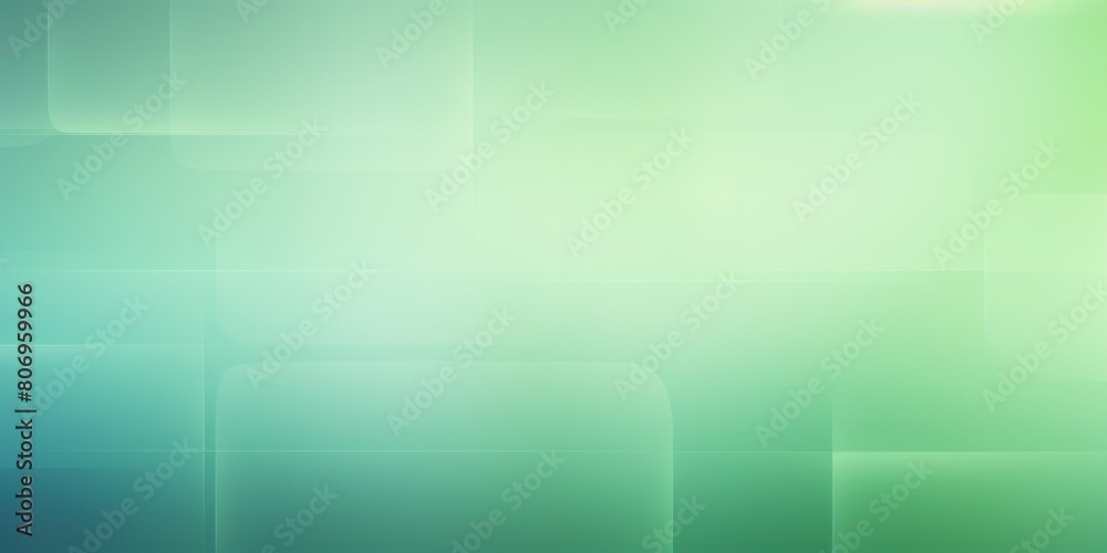 Green abstract blur gradient background with frosted glass texture blurred stained glass window with copy space texture for display products blank 