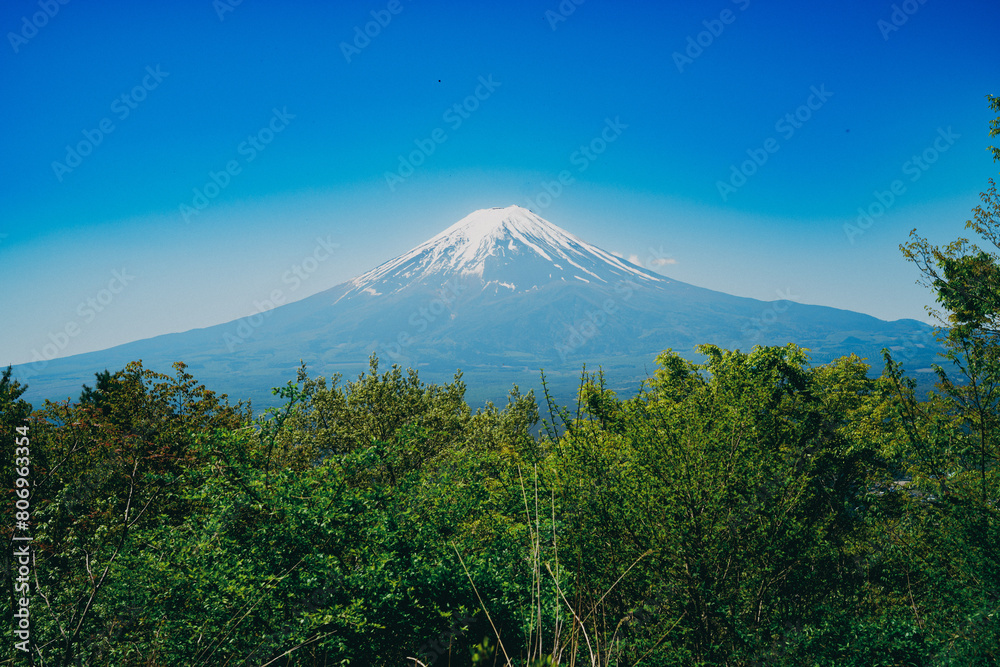 Fototapeta premium 展望台から見える富士山