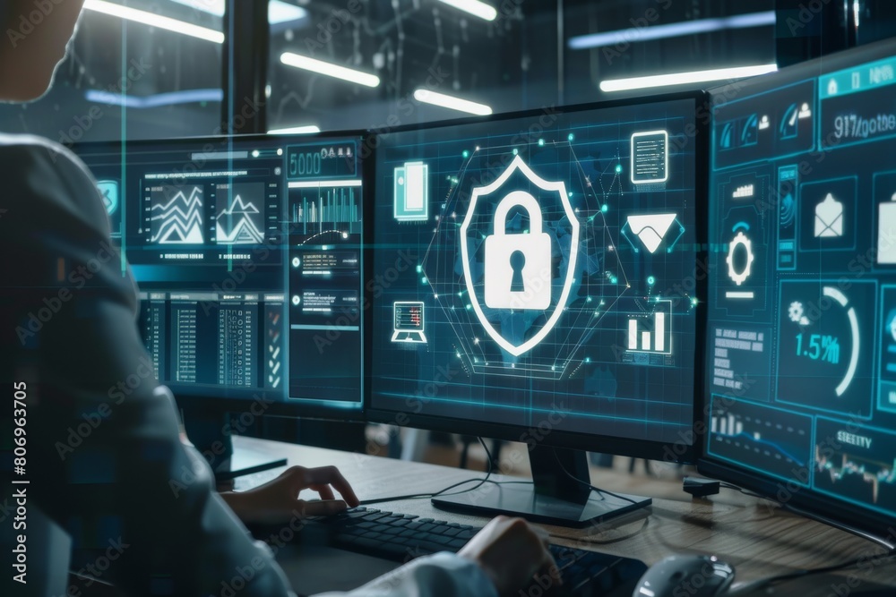 Apply comprehensive digital protection measures including antivirus and firewall protections to secure personal data against cyber threats. Apply comprehensive digital protection measures including antivirus and firewall protections to secure personal data against cyber threats.