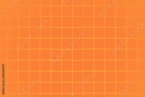 Tangerine Orange Tiles Wall Background Vintage Square Tiles