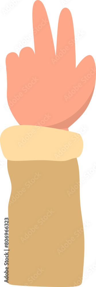 Obraz premium Simple Hand Illustration