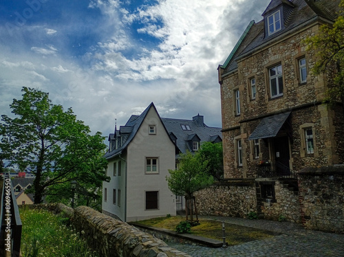 Stra  e in der historischen Altstadt von Limburg