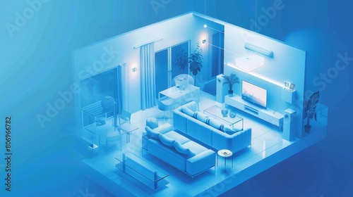 The innovation of an elderly individual experimenting with smart home automation and IoT devices to enhance daily living.