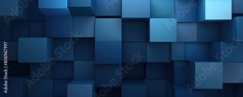 Indigo minimalistic geometric abstract background with seamless dynamic square suit for corporate, business, wedding art display products blank 