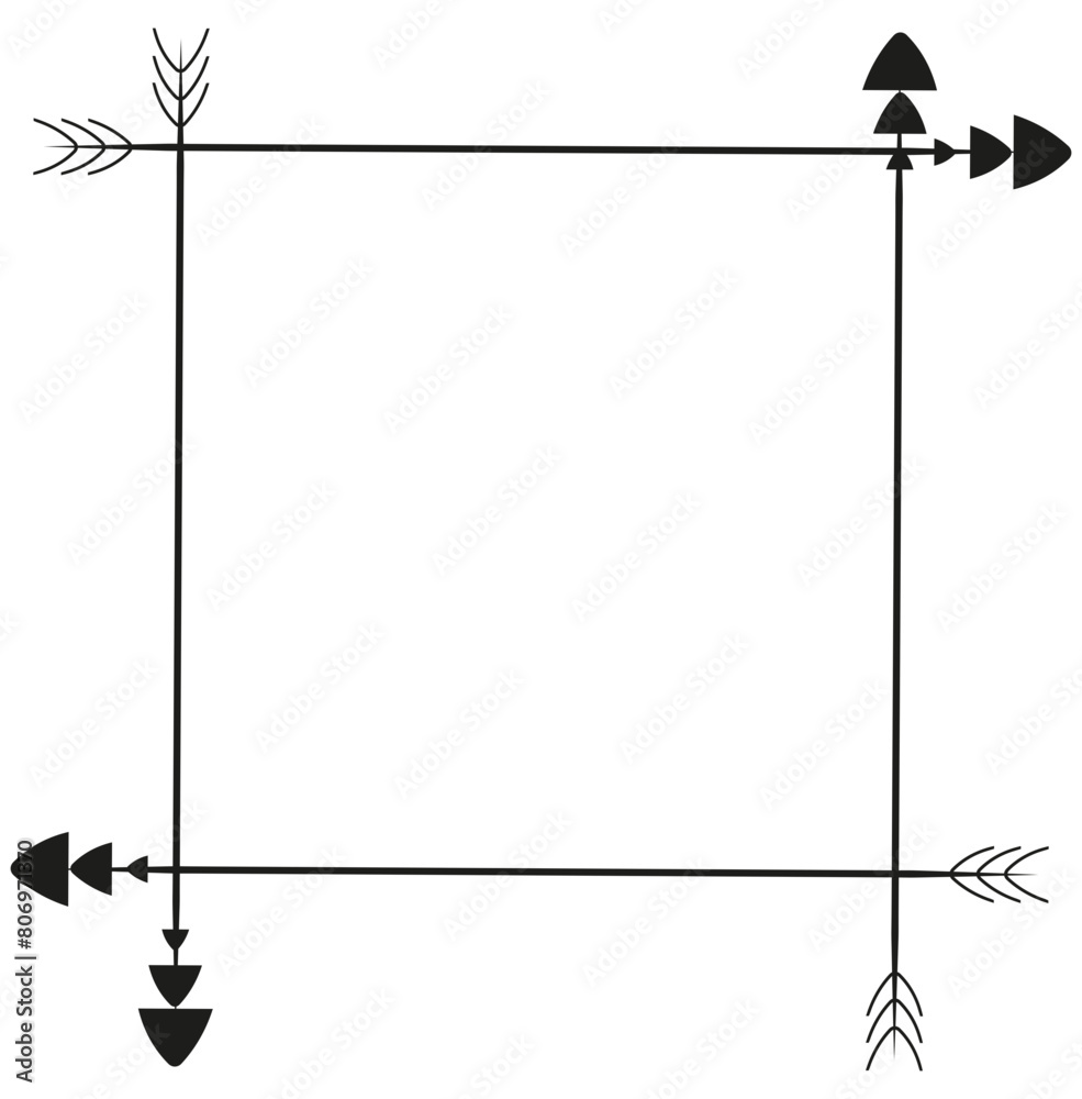 Fototapeta premium Vintage frame icon.Badge elements.Border label. 