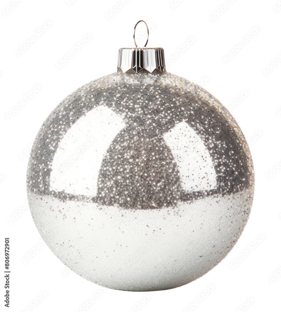 Fototapeta premium PNG A Christmas ball decoration christmas glitter