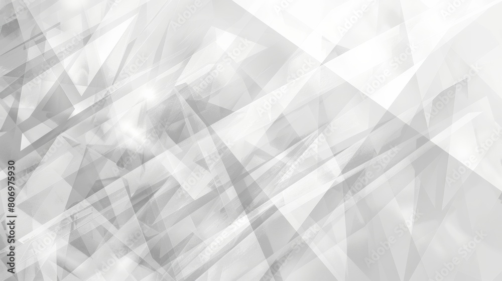 Fototapeta premium Gray geometric wallpaper with interlocking squares in a seamless pattern