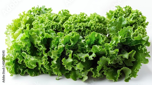 Fresh and crispy lettuce. Perfect for salads, sandwiches, and wraps. photo