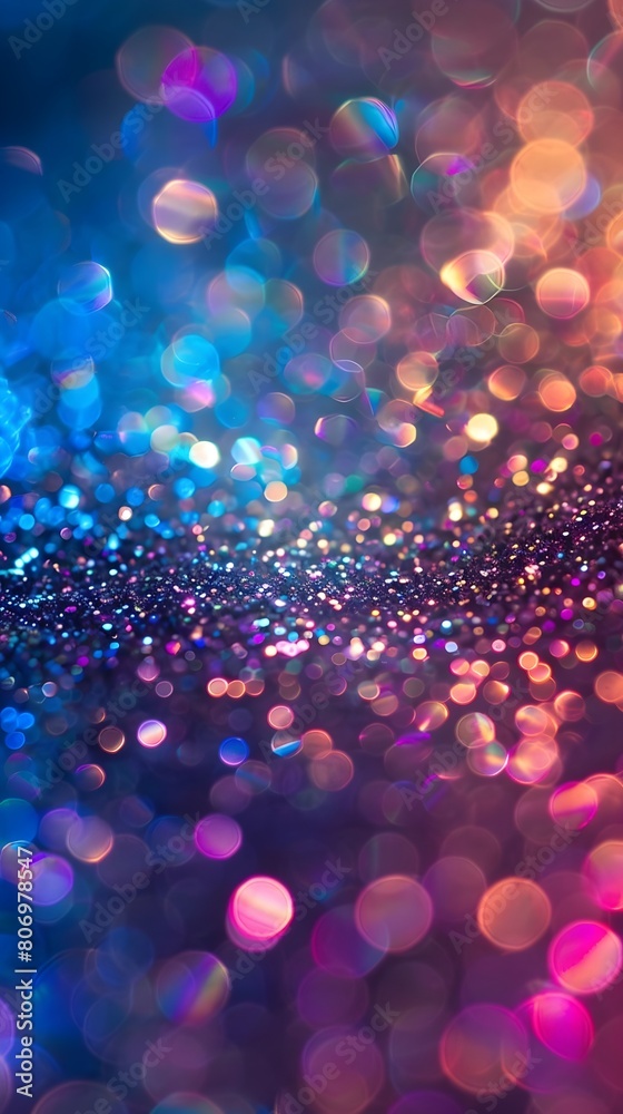 colorful blurred bokeh background