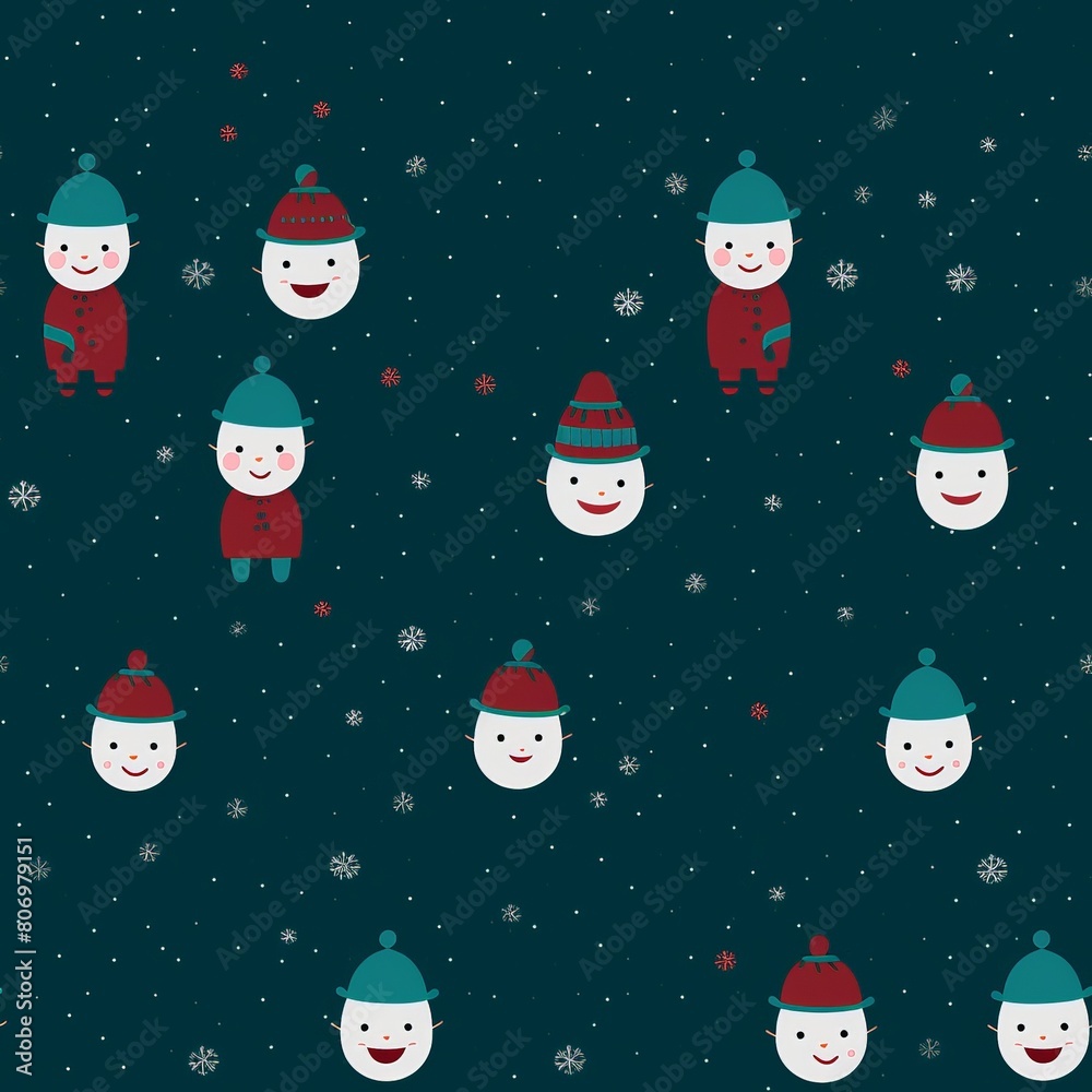Pattern Bursting with Snowmen
