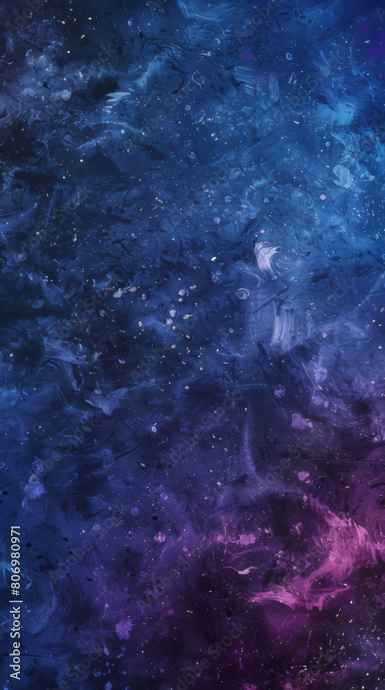 Obraz premium Galaxy Space Gradient: Mysterious gradient capturing the essence of a starry night sky, featuring dark blues and purples.