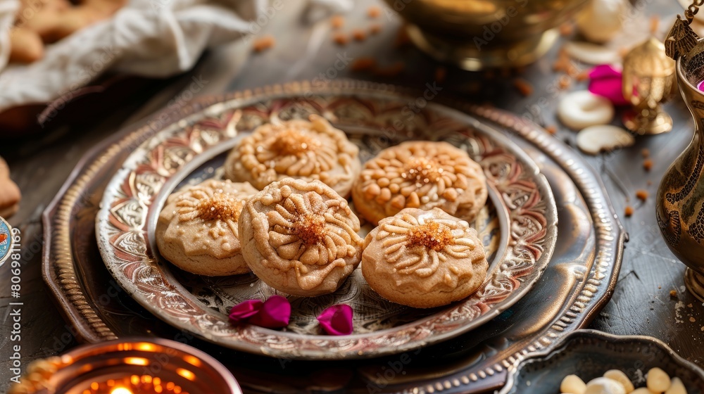 maamoul cookies with dates, walnuts and pistachios maamoul cookies with dates, walnuts and pistachios
