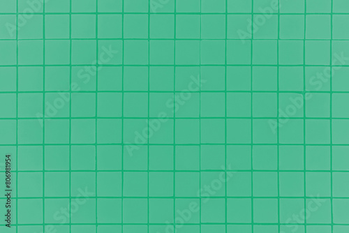 Mint Green Tiles Wall Background Vintage Square Tiles