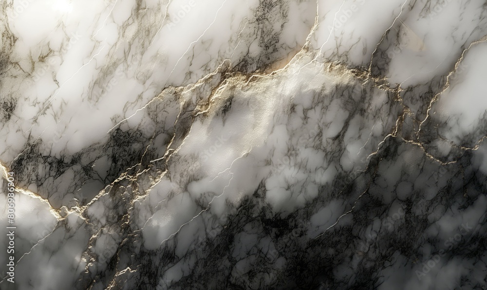 Black and Gold Marble Texture background with Natural Veining Stock ...