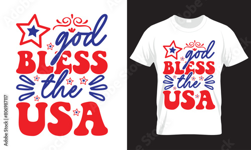 GOD BLESS THE USA SVG DESIGN