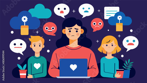 A series of social media accounts dedicated solely to sharing negative and anxietyinducing content having a detrimental impact on the mental health of.