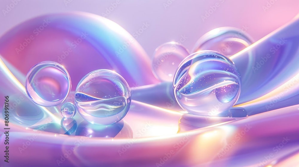 iridescent liquid shapes and spheres in dynamic abstract composition futuristic 3d render iridescent liquid shapes and spheres in dynamic abstract composition futuristic 3d render