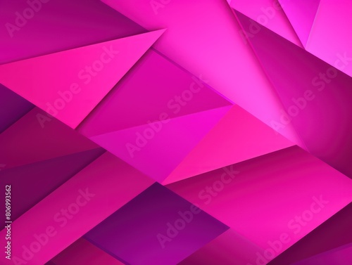 Magenta minimalistic geometric abstract background diagonal triangle patterns vibrant header design poster design template web texture 