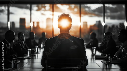 Group of People Sitting at Table in Front of Window