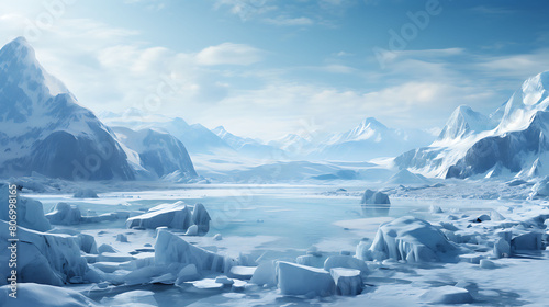Eternal Glacier: Write about ice that has witnessed centuries pass.