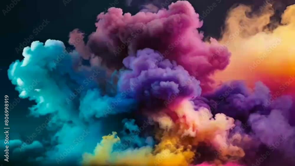 colorfully thick smoke motion video colorfully thick smoke motion video
