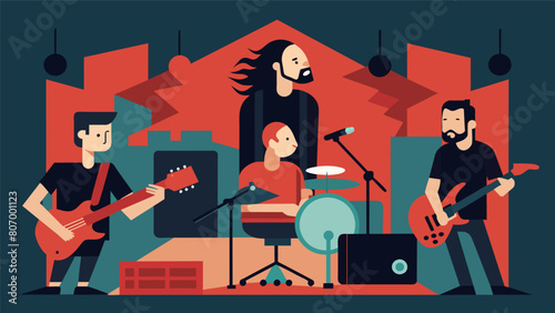 The live album playthrough goes beyond just music with thoughtprovoking discussions and messages intertwined throughout showcasing the bands Vector illustration