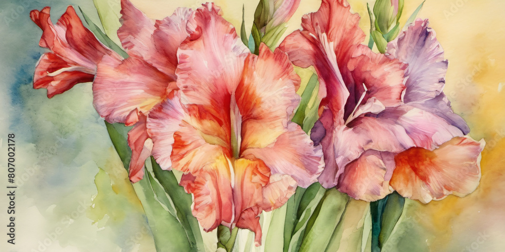 custom made wallpaper toronto digitalBouquet of flowers on pastel background. Mothers day, Valentines Day, 8-th march day , Birthday celebration concept. Copy space