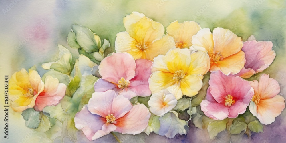 Bouquet of flowers on pastel background. Mothers day, Valentines Day, 8-th march day , Birthday celebration concept. Copy space Bouquet of flowers on pastel background. Mothers day, Valentines Day, 8-th march day , Birthday celebration concept. Copy space