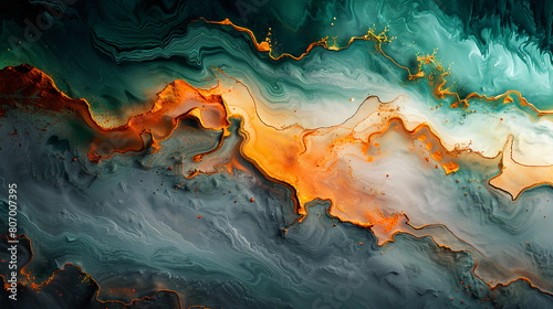 MEGL: Abstract background "Fire in the Water"