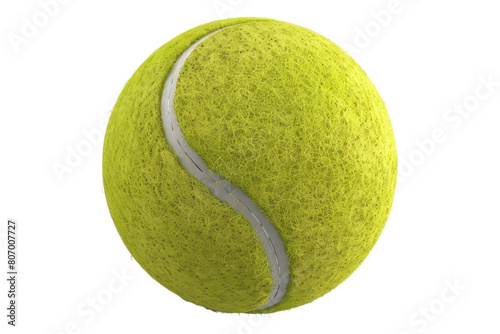 Tennis ball isolated on transparent background