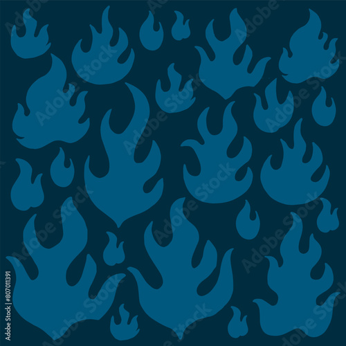 Handdraw of flames abstract for backgraound texture pattern