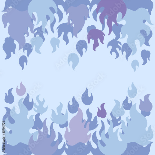 Handdraw of flames abstract for backgraound texture pattern