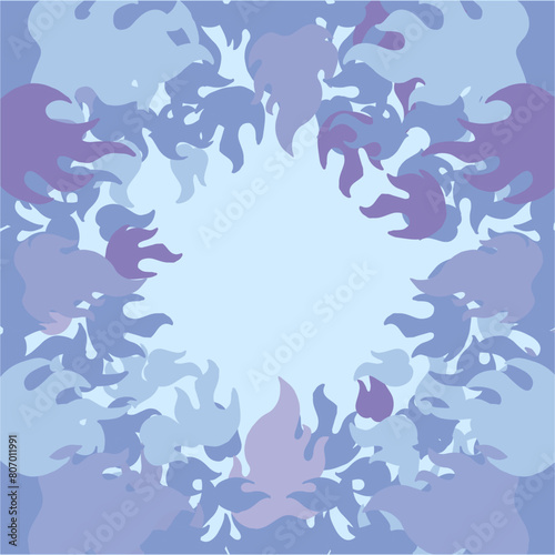 Handdraw of flames abstract for backgraound texture pattern