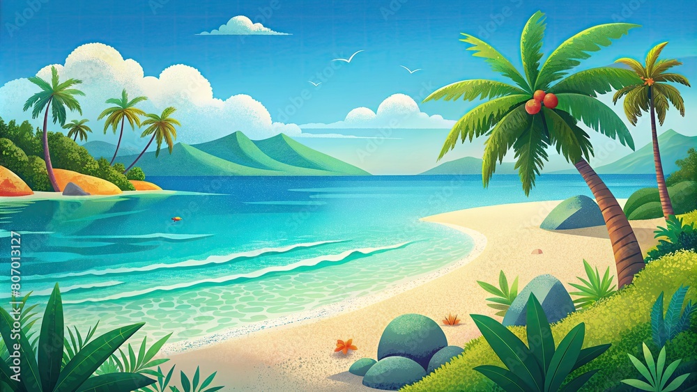 Fototapeta premium Nature landscape background