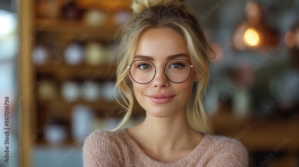 Portrait of beautiful woman. Woman with blonde hair takes care about skin. Beauty concept. Skin concept. Woman concept. Care concept. Portrait of beautiful woman. Woman with blonde hair takes care about skin. Beauty concept. Skin concept. Woman concept. Care concept.
