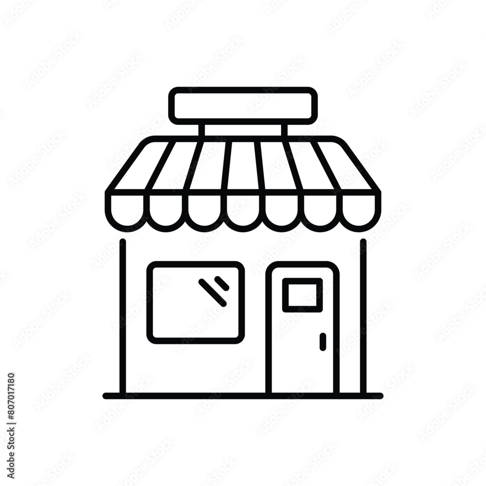 Shop vector icon