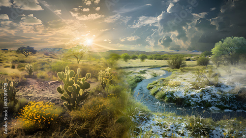Texas Climate: A Panoramic View through Four Seasons photo