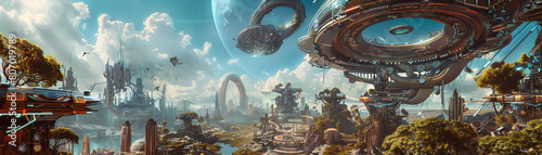 Explore a Cybernetic Fairytale in a utopian realm