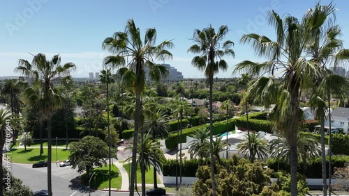 Beverly Hills from Above Cityscape Aerials R in Los Angeles California USA