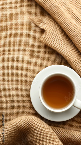 Sip and unwind: steam wafts from your cup, inviting you to enjoy the calming essence of tea