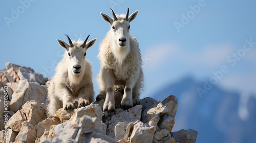 Mountain Goatsa   Perch  Write about these sure-footed climbers on cliffs.
