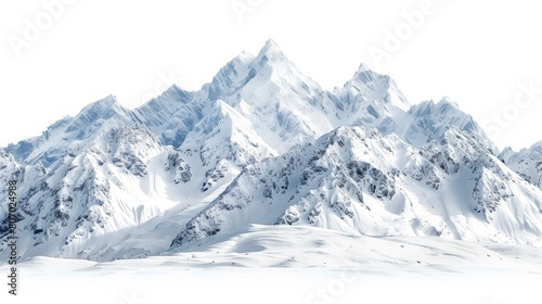 feeling of peace and tranquility  white snow-capped mountains providing stunning backdrop  peaceful tranquil serene calm quiet