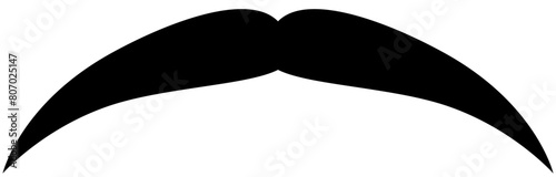 Mustache icon ,silhouette mustache ,gentleman sign, barbershop  icon,hipster mustache.