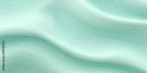Mint Green abstract wavy pattern in mint green color, monochrome background with copy space texture for display products blank copyspace