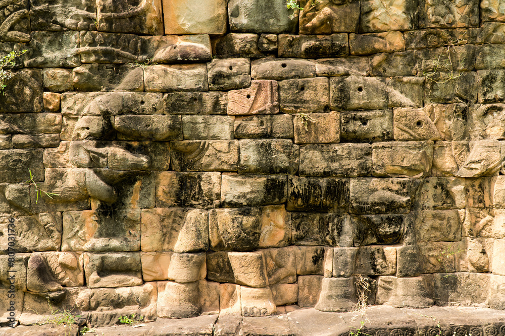 Terrace of the elephants, Angkor Thom, Cambodia Terrace of the elephants, Angkor Thom, Cambodia
