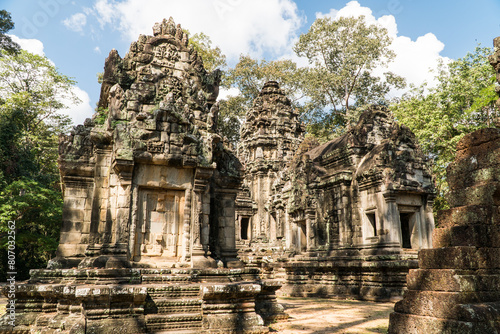 Chau Say Tevoda temple, Angkor, Cambodia photo