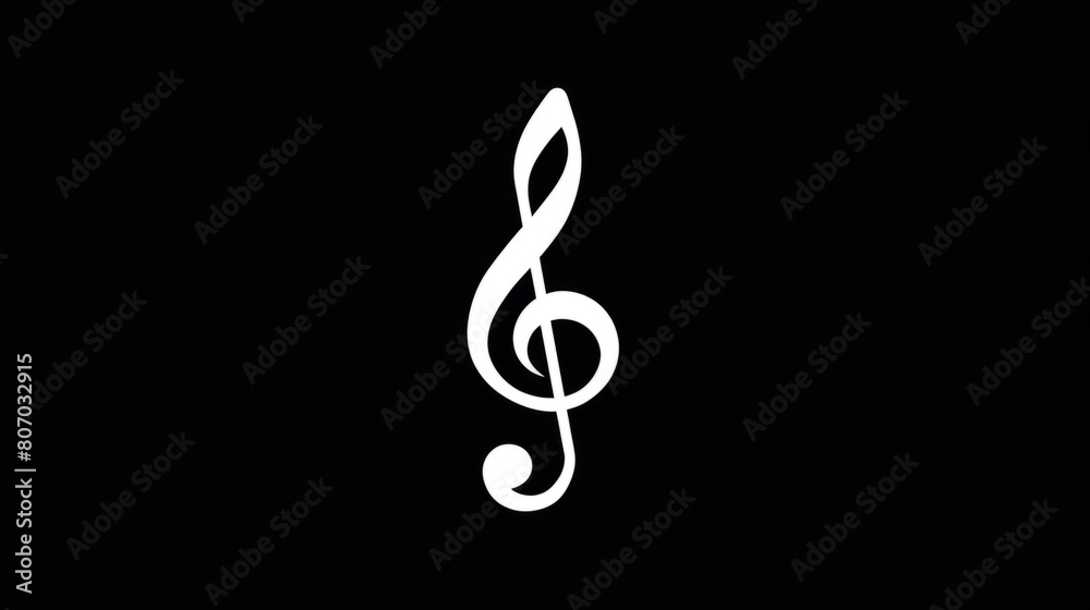 Obraz premium musical note generative ai