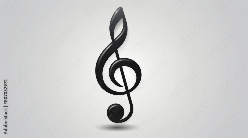 Obraz premium musical note generative ai