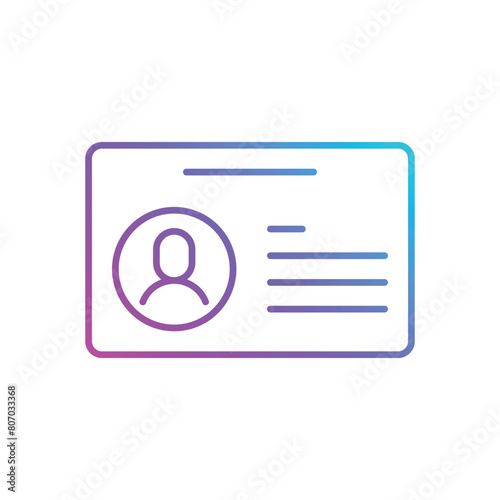 Member Card vector icon