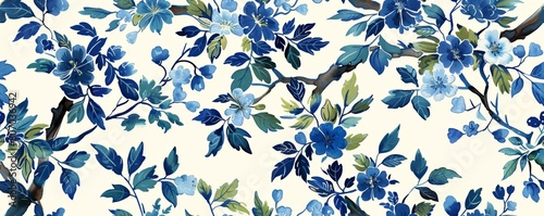 Seamless Pattern of Watercolor